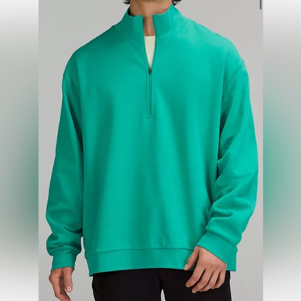 lululemon men’s French oversized terry zip up